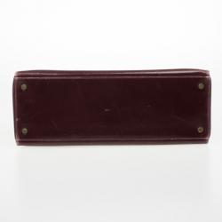 Hermes Dark Red 1981 Vintage Kelly Bag 