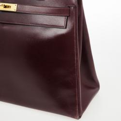 Hermes Dark Red 1981 Vintage Kelly Bag 