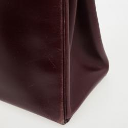 Hermes Dark Red 1981 Vintage Kelly Bag 