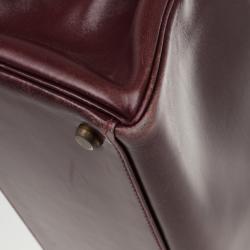 Hermes Dark Red 1981 Vintage Kelly Bag 