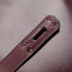 Hermes Dark Red 1981 Vintage Kelly Bag 