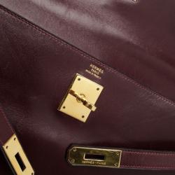 Hermes Dark Red 1981 Vintage Kelly Bag 