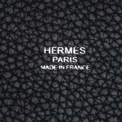 Pre Owned Hermes Blue Nuit Togo Leather Picotin Lock MM Bag