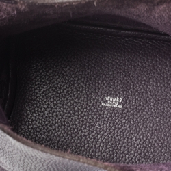 Pre Owned Hermes Ultra Violet Togo Leather Picotin PM Bag