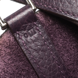 Pre Owned Hermes Ultra Violet Togo Leather Picotin PM Bag