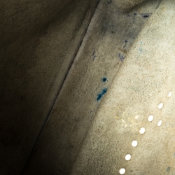 Pre Owned Hermès Ciel Clemence Leather Evelyne III PM Bag