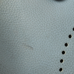 Pre Owned Hermès Ciel Clemence Leather Evelyne III PM Bag