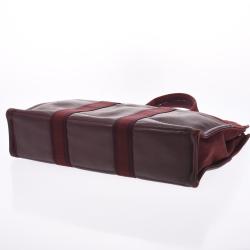 Pre Owned Hermes Brown Canvas Fourre Tout Bag