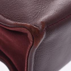 Pre Owned Hermes Brown Canvas Fourre Tout Bag