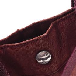 Pre Owned Hermes Brown Canvas Fourre Tout Bag