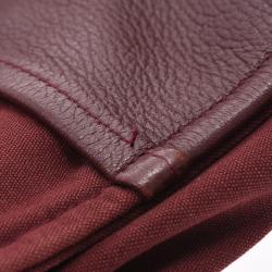 Pre Owned Hermes Brown Canvas Fourre Tout Bag