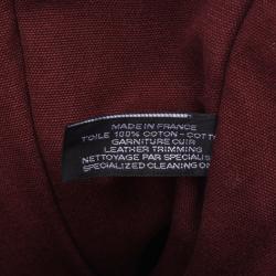 Pre Owned Hermes Brown Canvas Fourre Tout Bag