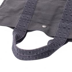 Pre Owned Hermes Grey Canvas Herline GM Bag