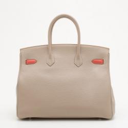 Hermes Tri-Color Casaque Leather Birkin Bag