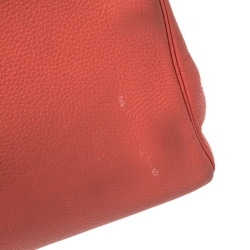 Hermes Rose Jaipur Clemence Leather Gold Hardware Kelly Retourne 32 Bag
