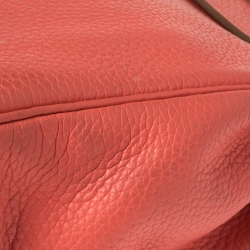 Hermes Rose Jaipur Clemence Leather Gold Hardware Kelly Retourne 32 Bag
