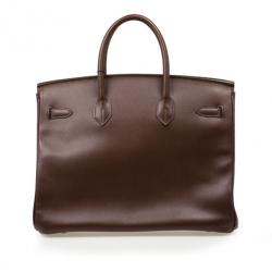 Hermes Brown Couchevel Birkin 35