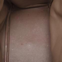 مملوكة مسبقًا Hermes Grey Leather Lindy Shoulder Bag 30 CM