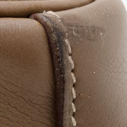 مملوكة مسبقًا Hermes Grey Leather Lindy Shoulder Bag 30 CM