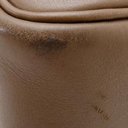 مملوكة مسبقًا Hermes Grey Leather Lindy Shoulder Bag 30 CM