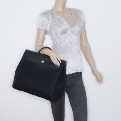 Pre Owned  Hermes Black Convertible Herbag Satchel