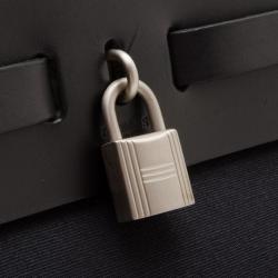 Pre Owned  Hermes Black Convertible Herbag Satchel