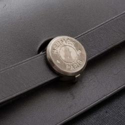 Pre Owned  Hermes Black Convertible Herbag Satchel