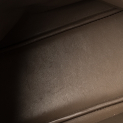 Pre Owned Hermes Gris Tourterelle Clemence Leather Bolide 35 Bag