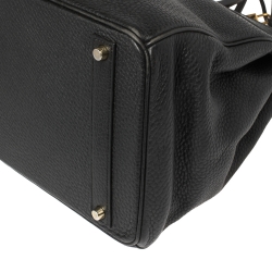 مملوكة مسبقًا حقيبة هيرمس بيركين إكسسوار ذهبي جلد توغو إيتوب رصاصية كافيه 40