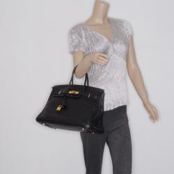 Hermes Black Togo Birkin 35 Gold Hardware