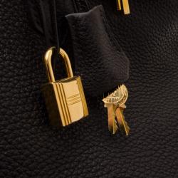 Hermes Black Togo Birkin 35 Gold Hardware