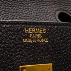 Hermes Black Togo Birkin 35 Gold Hardware