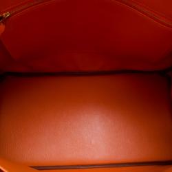 مملوكة مسبقًا Hermes Orange Togo Leather Birkin 40