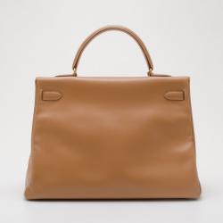 Hermes Gold Epsom Leather Kelly 35cm