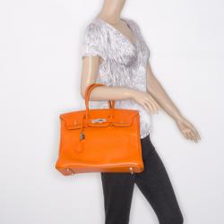 Pre Owned Hermes Orange Birkin 35