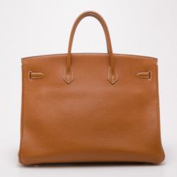 Hermes Gold Togo Leather Birkin 40