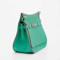 Hermes Menthe Taurillon Leather Sac Jypsiere Messenger Bag