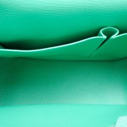 Hermes Menthe Taurillon Leather Sac Jypsiere Messenger Bag