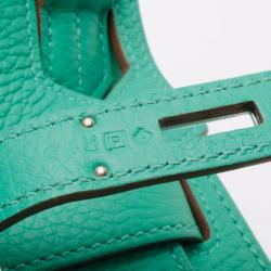 Hermes Menthe Taurillon Leather Sac Jypsiere Messenger Bag