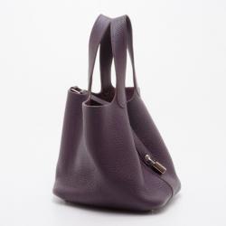 مملوكة مسبقًا Hermes Ultraviolet Picotin PM