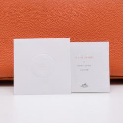 Pre Owned Hermes Birkin 35 Togo Limited Edition Orange Brown