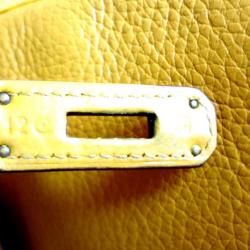 Hermes Kelly 32 Taurillon Clemence in Yellow