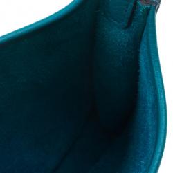 Pre Owned Hermes Clemence Bleu Evelyne II TPM Bag