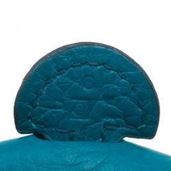 Pre Owned Hermes Clemence Bleu Evelyne II TPM Bag