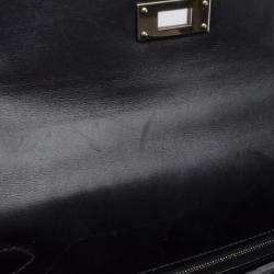 Pre Owned Hermes Kelly Sellier 28 in Box Calf