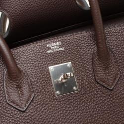 مملوكة مسبقًا Hermes Birkin 35 Togo Chocolate Brown