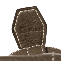 Pre Owned Hermes Taupe Grey Taurillon Clemence Leather Bolide 31 Bag