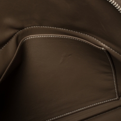 Pre Owned Hermes Taupe Grey Taurillon Clemence Leather Bolide 31 Bag