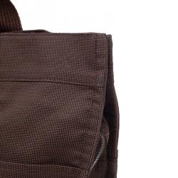 Pre Owned حقيبة يد توت هيرمس هيرلين كانفاس بني MM