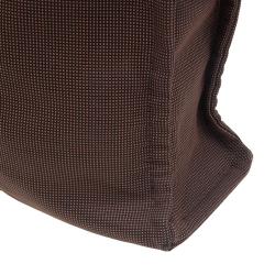 Pre Owned حقيبة يد توت هيرمس هيرلين كانفاس بني MM